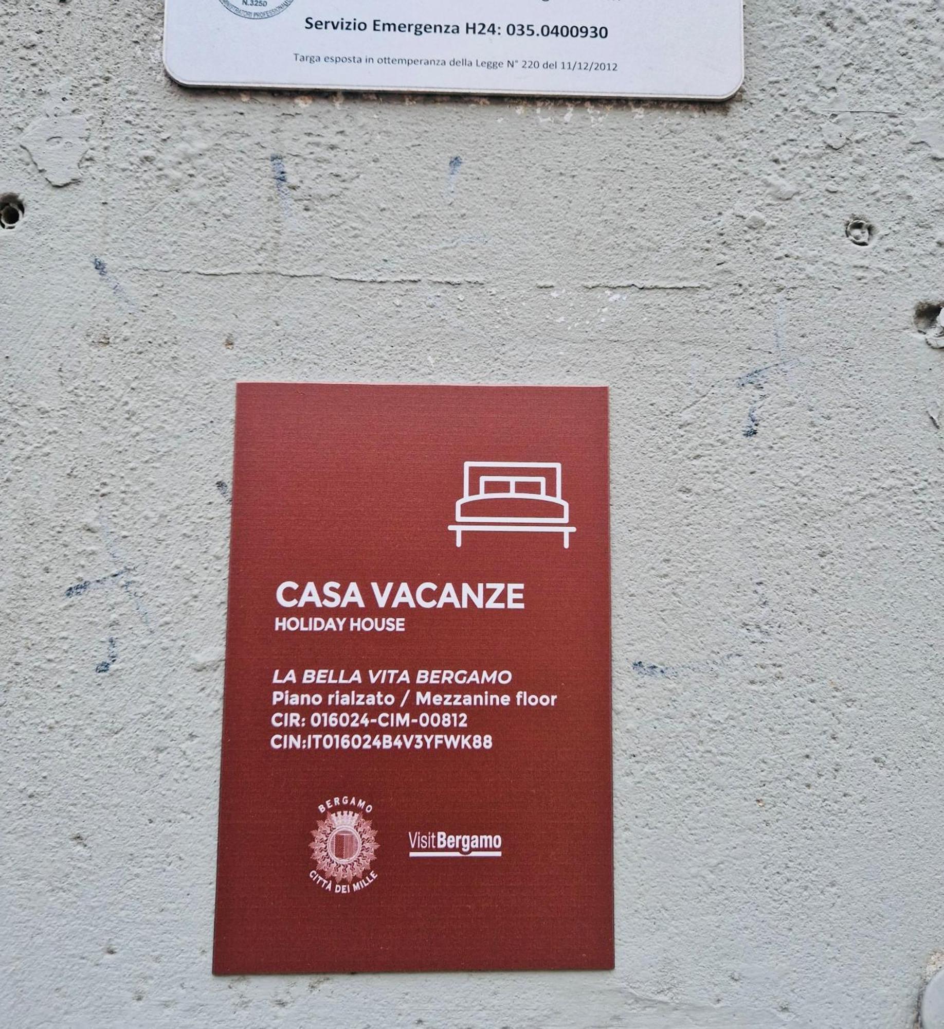 La Bella Vita Bergamo With Free Private Parking Εξωτερικό φωτογραφία